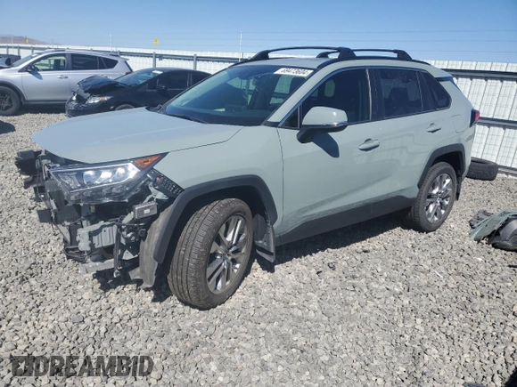 2021 Toyota RAV4 XLE Premium with VIN JTMA1RFV4MD070219, listed as a Copart auction lot 69473604 with 39,914 mi miles and Salvage title. Bid and sale history available at DreamBid. Image 1.