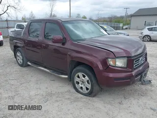 2008 Honda Ridgeline RTL with VIN 2HJYK16558H511163, listed as a IAAI auction lot 42037960 with 191,456 mi miles. Bid and sale history available at carsss.com. Image 1.