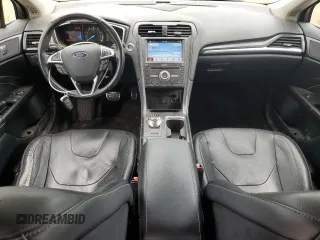 2017 Ford Fusion Titanium with VIN 3FA6P0K90HR221889, listed as a Copart auction lot 55643945 with 126,621 mi miles and Salvage title. Bid and sale history available at DreamBid. Image 8.