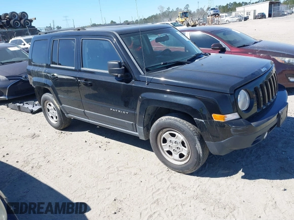 2014 Jeep Patriot Sport with VIN 1C4NJRBB8ED879155, listed as a IAAI auction lot 41854503 with 139,633 mi miles. Bid and sale history available at carsss.com. Image 1.