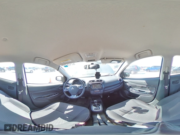 2017 Mitsubishi Mirage SE with VIN ML32A4HJXHH016300, listed as a Copart auction lot 52125395 with 59,803 mi miles and Salvage title. Bid and sale history available at DreamBid. Image 14.