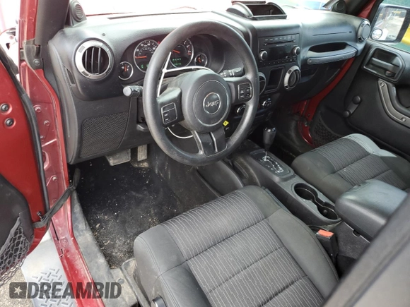 2012 Jeep Wrangler Sport with VIN 1C4AJWAG4CL278063, listed as a Copart auction lot 56313005 with 109,998 mi miles and Salvage title. Bid and sale history available at DreamBid. Image 8.
