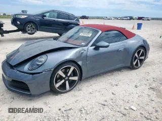 2025 Porsche 911 Carrera z VIN WP0CA2A94SS235835, wystawiony jako Copart lot #57501545 z przebiegiem 3 826 mil mil oraz Szkoda całkowita • Salvage title. Historia ofert i sprzedaży dostępna na DreamBid. Obrazek 1.