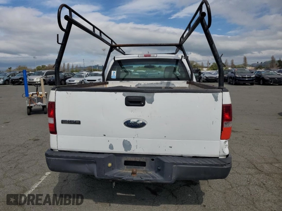 2008 Ford F-150 XL with VIN 1FTRF12218KE97098, listed as a Copart auction lot 50596535 with 243,547 mi miles and Clean Title. Bid and sale history available at carsss.com. Image 6.