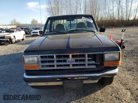 1991 Ford Ranger with VIN 1FTCR10U3MPA31445, listed as a Copart auction lot 47063325 with 275,657 mi miles and Salvage Title. Bid and sale history available at carsss.com. Image 5.