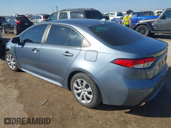 2021 Toyota Corolla LE with VIN 5YFEPMAE2MP174599, listed as a IAAI auction lot 41669966 with 95,791 mi miles and . Bid and sale history available at DreamBid. Image 3.