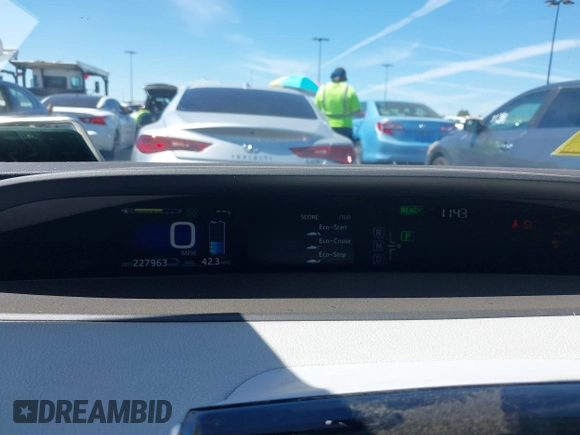 2016 Toyota Prius Two with VIN JTDKBRFU0G3514134, listed as a IAAI auction lot 41867373 with 227,963 mi miles and . Bid and sale history available at DreamBid. Image 7.