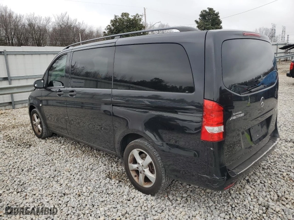 2016 Mercedes-Benz Metris Passenger Van with VIN WD4PG2EE2G3154797, listed as a Copart auction lot 43172415 with 101,473 mi miles and Salvage Title. Bid and sale history available at carsss.com. Image 2.