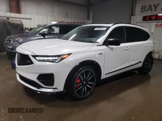 2022 Acura MDX Type S w/Advance Package with VIN 5J8YD8H82NL003036, listed as a Copart auction lot 82908044 with 28,125 mi miles and Salvage Title. Bid and sale history available at carsss.com. Image 1.