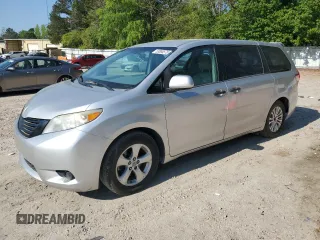 2013 Toyota Sienna L with VIN 5TDZK3DCXDS293934, listed as a Copart auction lot 53890575 with 148,193 mi miles and Clean Title. Bid and sale history available at carsss.com. Image 1.