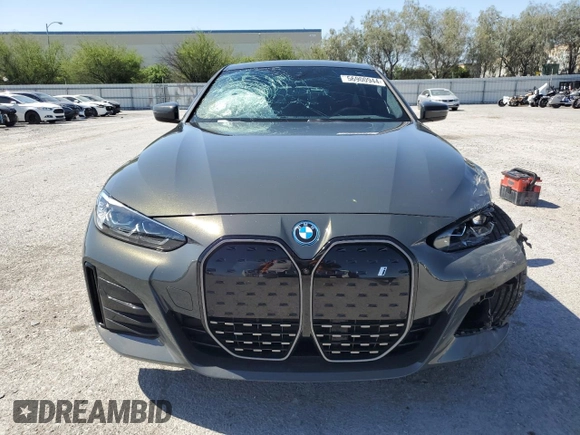 2023 BMW i4 eDrive40 with VIN WBY73AW0XPFR26365, listed as a Copart auction lot 56900944 with 15,017 mi miles and Salvage Title. Bid and sale history available at carsss.com. Image 5.