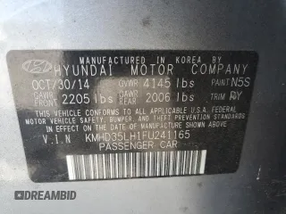 2015 Hyundai Elantra GT with VIN KMHD35LH1FU241165, listed as a Copart auction lot 76414174 with Not Provided miles and Salvage Title. Bid and sale history available at carsss.com. Image 13.