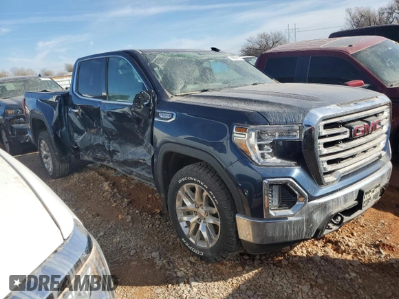 2021 GMC Sierra 1500 SLT z VIN 3GTU9DET0MG369332, wystawiony jako Copart lot #46650135 z przebiegiem 148 095 mil mil oraz Szkoda całkowita • Salvage title. Historia ofert i sprzedaży dostępna na DreamBid. Obrazek 4.