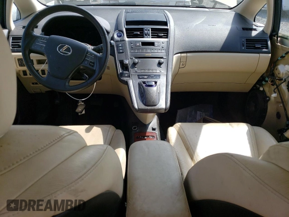 2010 Lexus HS 250h z VIN JTHBB1BA5A2005620, wystawiony jako Copart lot #54177945 z przebiegiem 158 023 mil mil oraz Szkoda całkowita • Salvage title. Historia ofert i sprzedaży dostępna na DreamBid. Obrazek 8.