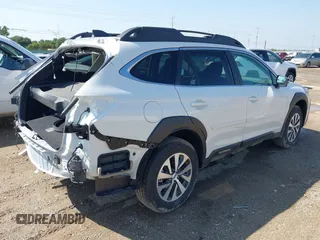 2025 Subaru Outback Premium with VIN 4S4BTADC9S3235536, listed as a IAAI auction lot 42313570 with 123 mi miles and . Bid and sale history available at DreamBid. Image 4.