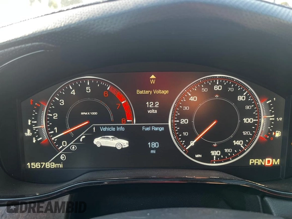 2014 Cadillac CTS Vsport Premium RWD z VIN 1G6AV5S87E0163180, wystawiony jako Copart lot #88171835 z przebiegiem 156 789 mil mil oraz Szkoda całkowita • Salvage title. Historia ofert i sprzedaży dostępna na DreamBid. Obrazek 8.