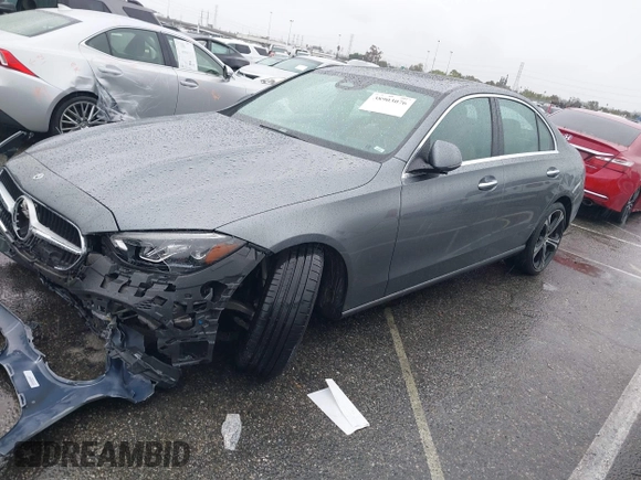 2022 Mercedes-Benz C 300 with VIN W1KAF4GB9NR018569, listed as a IAAI auction lot 38903076 with Not Provided miles and . Bid and sale history available at DreamBid. Image 2.