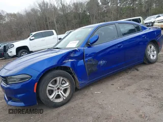 2021 Dodge Charger SXT with VIN 2C3CDXBG3MH624417, listed as a IAAI auction lot 41259206 with 85,443 mi miles. Bid and sale history available at carsss.com. Image 2.