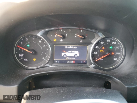 2023 GMC Terrain SLT with VIN 3GKALPEG0PL198834, listed as a Copart auction lot 87021034 with 25,453 mi miles and Salvage Title. Bid and sale history available at carsss.com. Image 9.