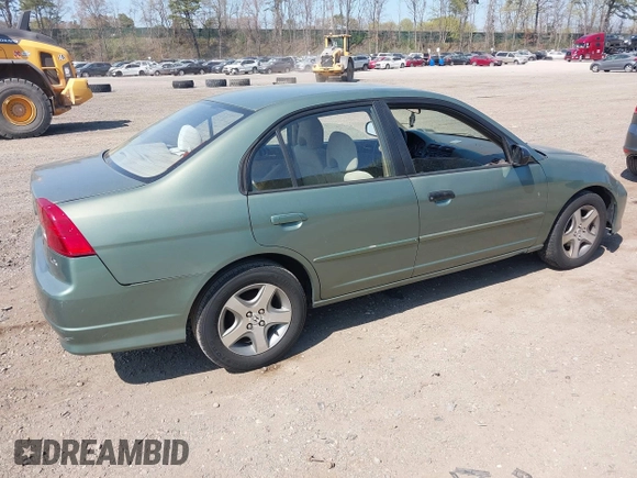 2004 Honda Civic LX with VIN 2HGES16574H501026, listed as a IAAI auction lot 42098740 with 144,915 mi miles. Bid and sale history available at carsss.com. Image 4.