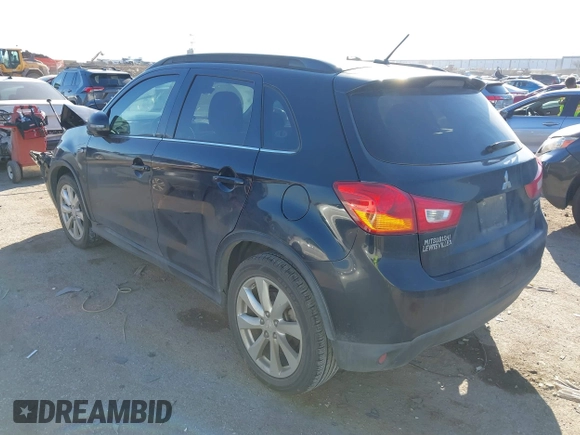 2015 Mitsubishi Outlander Sport 2.4 GT with VIN 4A4AP4AW6FE029095, listed as a IAAI auction lot 41659098 with 102,542 mi miles. Bid and sale history available at carsss.com. Image 3.