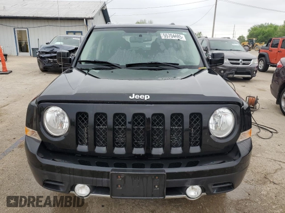 2014 Jeep Patriot Limited with VIN 1C4NJRCB7ED801688, listed as a Copart auction lot 55704485 with 107,867 mi miles and Salvage title. Bid and sale history available at DreamBid. Image 5.