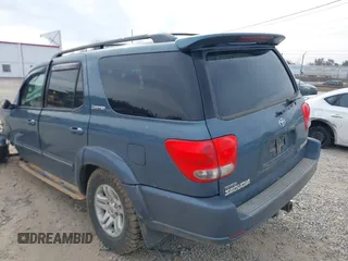 2007 Toyota Sequoia Limited with VIN 5TDBT48A27S283030, listed as a IAAI auction lot 41395705 with 286,966 mi miles and . Bid and sale history available at DreamBid. Image 3.