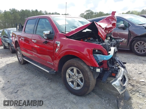 2024 Ford F-150 XLT with VIN 1FTFW3LD8RFA31497, listed as a IAAI auction lot 41941063 with 1 mi miles. Bid and sale history available at carsss.com. Image 1.