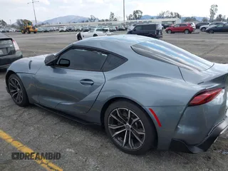 2021 Toyota GR Supra 2.0 with VIN WZ1DB2C07MW039661, listed as a IAAI auction lot 41331765 with 1 mi miles. Bid and sale history available at carsss.com. Image 15.