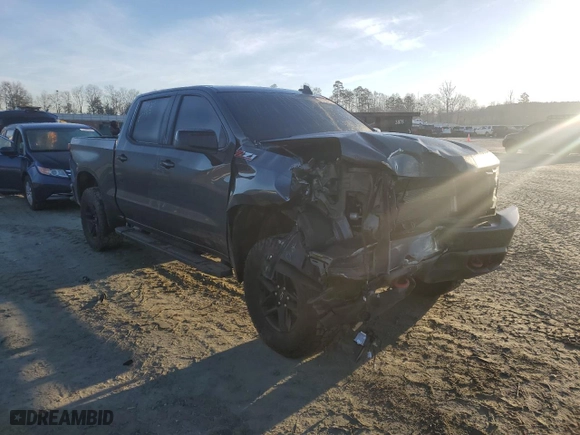 2019 Chevrolet Silverado 1500 LT Trail Boss with VIN 3GCPYFED0KG197983, listed as a Copart auction lot 43739275 with 91,354 mi miles and Salvage Title. Bid and sale history available at carsss.com. Image 4.