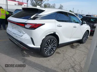 2024 Lexus RX with VIN 2T2BBMCA2RC048595, listed as a IAAI auction lot 42040110 with 9,665 mi miles. Bid and sale history available at carsss.com. Image 4.