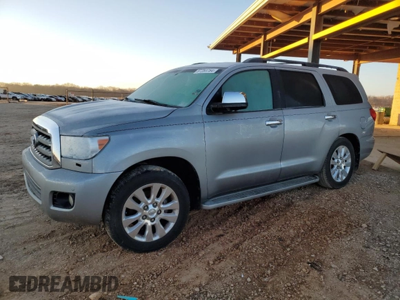 2008 Toyota Sequoia Platinum with VIN 5TDZY67A88S003285, listed as a Copart auction lot 87269764 with 292,577 mi miles and Clean Title. Bid and sale history available at carsss.com. Image 1.