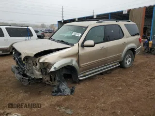 2003 Toyota Sequoia SR5 with VIN 5TDZT34A13S198804, listed as a Copart auction lot 53905185 with 250,067 mi miles and Salvage Title. Bid and sale history available at carsss.com. Image 1.