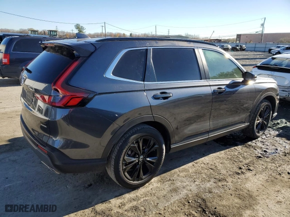 2023 Honda CR-V Hybrid Sport Touring with VIN 2HKRS6H91PH818745, listed as a Copart auction lot 80507434 with 0 mi miles and Salvage Title. Bid and sale history available at carsss.com. Image 3.