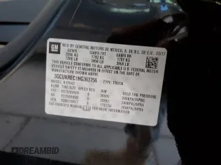 2017 Chevrolet Silverado 1500 LT with VIN 3GCUKREC1HG363756, listed as a Copart auction lot 54429565 with 182,515 mi miles and Salvage Title. Bid and sale history available at DreamBid. Image 12.