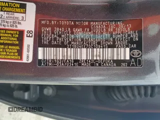 2013 Toyota Corolla L with VIN 2T1BU4EE7DC109415, listed as a Copart auction lot 47145595 with 0 mi miles and Salvage Title. Bid and sale history available at carsss.com. Image 15.