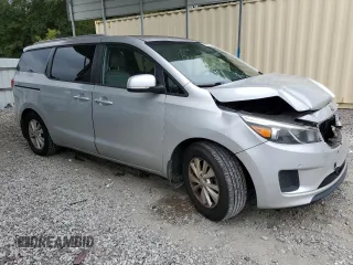 2018 Kia Sedona LX with VIN KNDMB5C12J6350371, listed as a Copart auction lot 71575374 with 117,880 mi miles and Salvage Title. Bid and sale history available at carsss.com. Image 4.