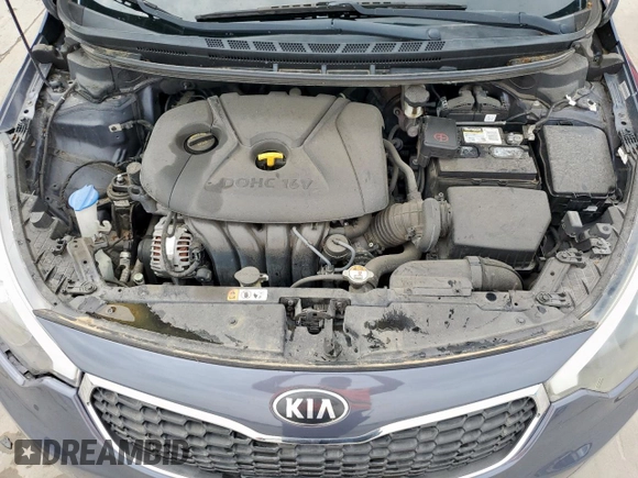 2014 Kia Forte LX with VIN KNAFX4A62E5219694, listed as a Copart auction lot 53436425 with 162,888 mi miles and Salvage Title. Bid and sale history available at carsss.com. Image 11.