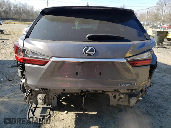 2021 Lexus RX with VIN JTJHZKFA0M2030157, listed as a Copart auction lot 46642175 with 62,608 mi miles and Salvage Title. Bid and sale history available at carsss.com. Image 6.