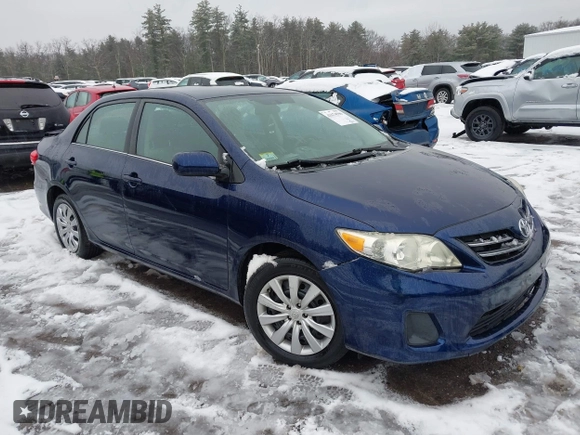 2013 Toyota Corolla L with VIN 5YFBU4EE6DP154457, listed as a IAAI auction lot 41674590 with 120,623 mi miles and . Bid and sale history available at DreamBid. Image 1.