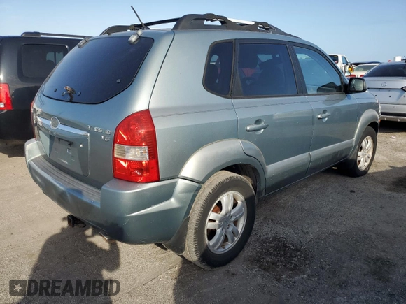 2007 Hyundai Tucson SE with VIN KM8JN12DX7U669516, listed as a Copart auction lot 75064014 with 60,360 mi miles and Salvage Title. Bid and sale history available at carsss.com. Image 3.