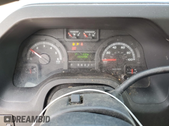 2009 Ford Econoline Cargo Commercial with VIN 1FTNE14W59DA91459, listed as a Copart auction lot 76513444 with 269,286 mi miles and Salvage Title. Bid and sale history available at DreamBid. Image 9.