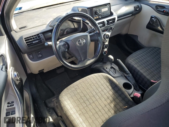 2012 Scion iQ with VIN JTNJJXB0XCJ017342, listed as a Copart auction lot 75530474 with 0 mi miles and Clean Title. Bid and sale history available at carsss.com. Image 8.