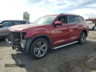 2018 Volkswagen Atlas SEL z VIN 1V2RR2CAXJC598898, wystawiony jako Copart lot #58301435 z przebiegiem 80 162 mil mil oraz Szkoda całkowita • Salvage title. Historia ofert i sprzedaży dostępna na DreamBid. Obrazek 1.
