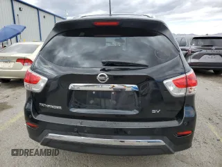2015 Nissan Pathfinder SV with VIN 5N1AR2MN8FC628824, listed as a Copart auction lot 54905785 with 91,158 mi miles and Salvage title. Bid and sale history available at DreamBid. Image 6.