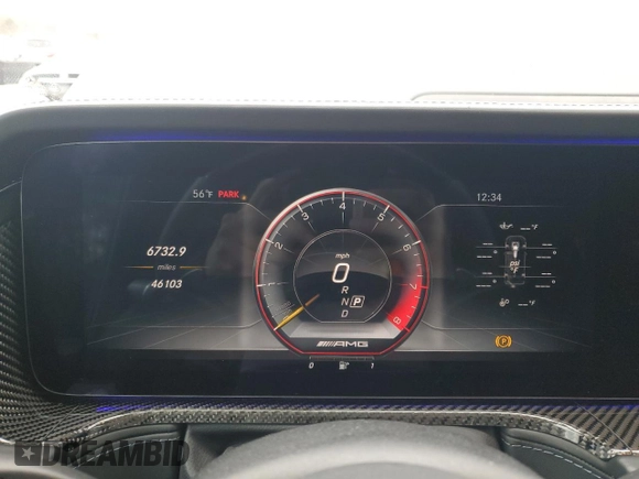 2020 Mercedes-Benz G 63 AMG with VIN WDCYC7HJ5LX334191, listed as a Copart auction lot 42028014 with 46,103 mi miles and Salvage Title. Bid and sale history available at DreamBid. Image 9.