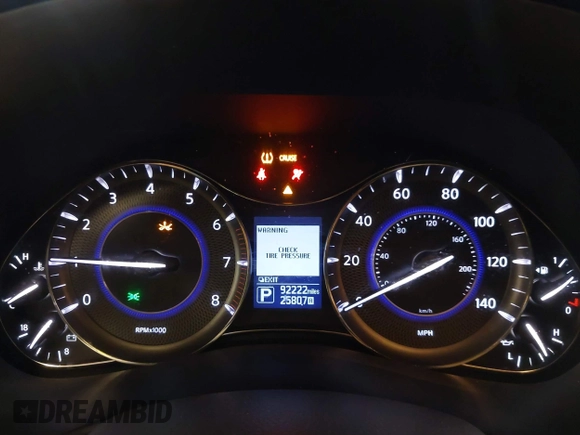 2017 Infiniti QX80 with VIN JN8AZ2NE1H9160930, listed as a IAAI auction lot 42080203 with 92,222 mi miles. Bid and sale history available at carsss.com. Image 7.