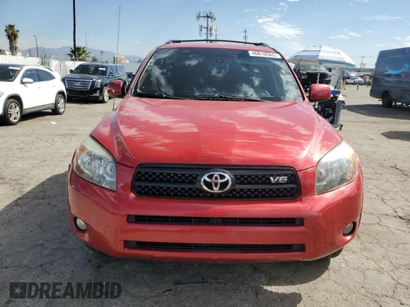 2006 Toyota RAV4 Sport with VIN JTMZK32V065001222, listed as a Copart auction lot 46810565 with 129,783 mi miles and Salvage Title. Bid and sale history available at carsss.com. Image 5.
