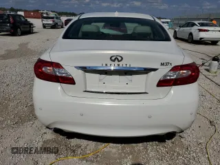 2013 Infiniti M with VIN JN1BY1AR0DM602077, listed as a Copart auction lot 43249275 with 176,392 mi miles and Salvage title. Bid and sale history available at DreamBid. Image 6.