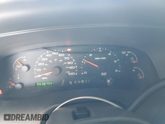 2004 Ford Excursion Special Serv с VIN 1FMNU41S74EA00227, выставлен на аукционе Copart как лот 65231825 с пробегом 63 875 миль миль и Списание • Salvage title. История ставок и продаж доступна на DreamBid. Изображение 9.